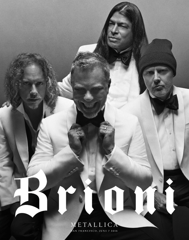 Metallica в рекламе Brioni
