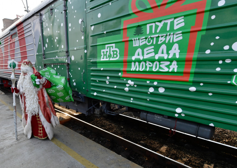 Большое «Путешествие Деда Мороза с НТВ» по России завершается в Москве