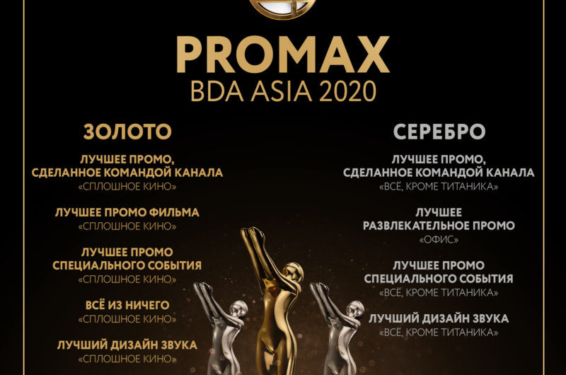 ТНТ4 стал лучшим среди российских телеканалов на Promax/BDA Asia 2020
