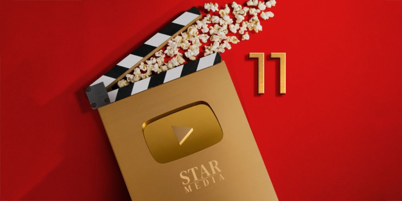 Компания Star Media стала обладателем одиннадцатой золотой кнопки YouTube